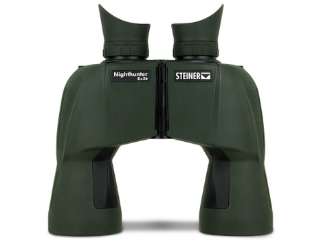 Steiner 2070 Nighthunter 8x56mm BaK-4 Porro Prism, Auto Focus, Matte Green Makrolon w/Rubber Armor