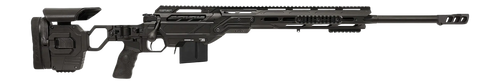 Cadex Inc CDXMCKRKN33827BR30I2D3 CDX-MC Kraken 338 Lapua Mag 5+1 27" Black DLC Match Grade Threaded Barrel, Black DLC Receiver w/Picatinny Rail, M-LOK Handguard, Black Adjustable Folding Buttstock, Bl