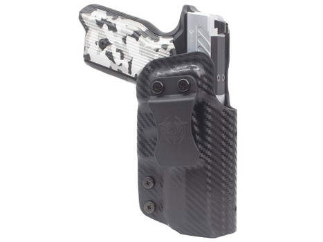 Fusion Firearms QUFUSXFRH XF Pro Holster IWB/OWB Black Boltaron, Belt Clip, Right Hand