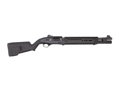 Langdon Tactical Tech LTT1301HZMBLK Beretta 1301 3" 7+1 18.50" Black Oxide Heat Shield Barrel, Black Anodized Aluminum Receiver, Black Magpul Synthetic Stock, Modified Magpul Zhukov Forend