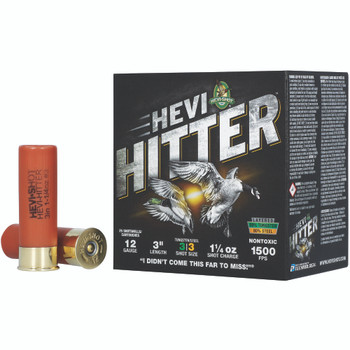 HEVI-HITTER 12GA 3" 1.25OZ #4 TG/STL