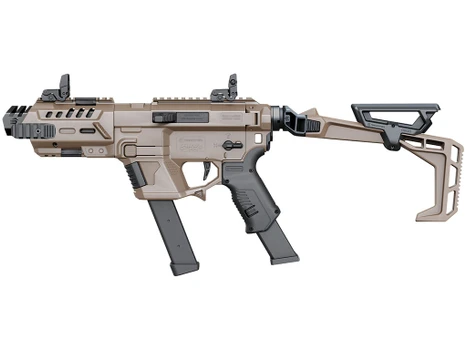 Recover Tactical PIXPBFST02 P-IX+Basic PG9 Folding Stock Metal Front Guard Tan