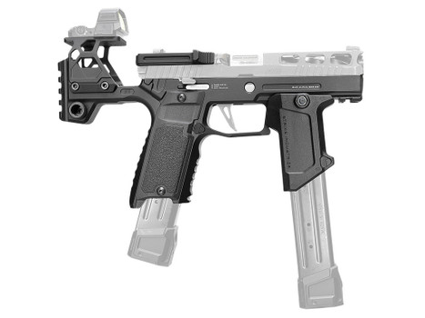 Strike Industries SMCAP320SV2BLK Modular Stock Alpha MKII Black Aluminum Fits Sig Sauer P320 Ambidextrous