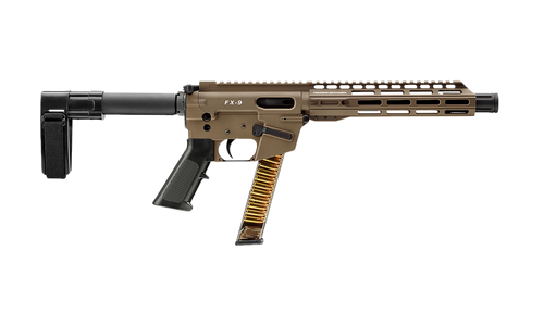 FREEDOM ORDNANCE FX9P10SBM-FDE FX9P  9mm Luger 10" Flat Dark Earth                                                                                                                                      