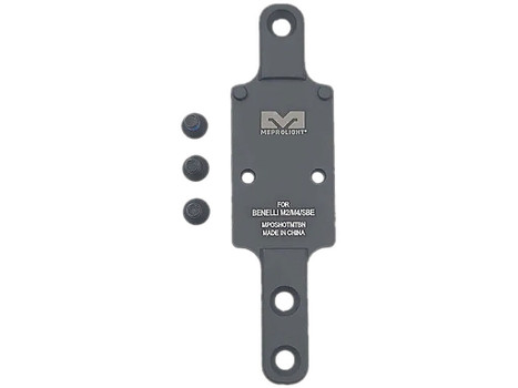 Meprolight USA 901141040 Optics Plate Shotgun Matte Black Aluminum, Benelli M2/M4/SBE RMR Footprint