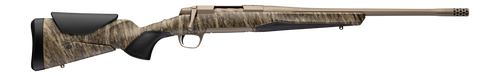 Browning 036147282 X-Bolt 2 Speed SPR Full Size 6.5 Creedmoor 4+1 18" Smoked Bronze Cerakote Fluted Threaded Barrel, Smoked Bronze Cerakote Steel Drilled & Tapped Receiver, Mossy Oak Bottomland Adj Va