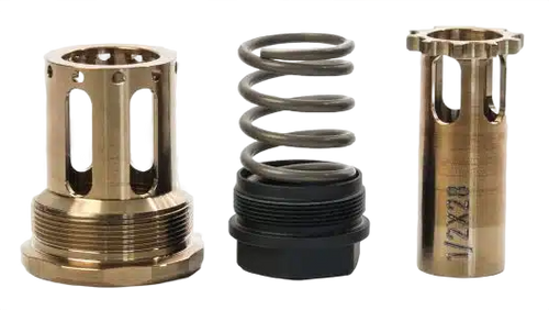 Jk Armament JK155HPM587X28 HUB Piston Mount 45Cal/10mm Fits .578"x28 Aluminum/Stainless Steel Raw                                                                                                       