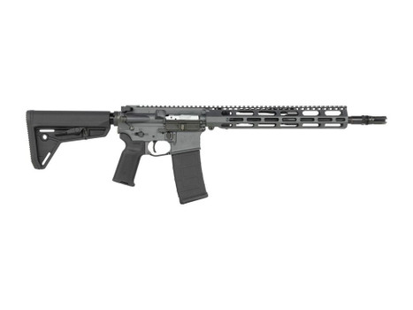 Vktr Industries V31100916648 VK-1 5.56 NATO 30+1 13.70" Black Threaded Barrel, Sniper Gray Cerakote Aluminum Receiver w/Picatinny Rail, M-LOK Handguard, Black Magpul MOE SL Polymer Stock, Magpul K2 Gr