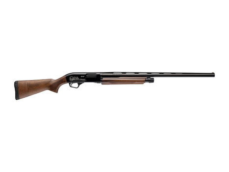 Winchester Repeating Arms 512480391 SXP High Grade 12 Gauge Pump 3" 4- 2.75" Shells 26" Black Chrome Vent Rib Barrel, Engraved Gloss Blued Aluminum Receiver, Fixed Grade II Oiled Walnut Stock, Invecto