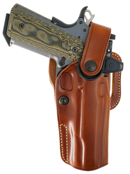 Galco APO212R APO Strongside/Crossdraw OWB Tan Steerhide Fits Kimber 1911 5" Right Hand                                                                                                                 