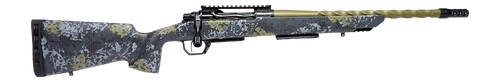 Horizon Firearms HRF-VE2-7PRC-22R Venatic 2 7mm PRC 22" Sage Green Spiral Fluted Threaded Barrel, Black DLC Receiver w/Picatinny Rail, Arca Rail Forend, Artic Moss Iota EKO X Carbon Fiber Stock       