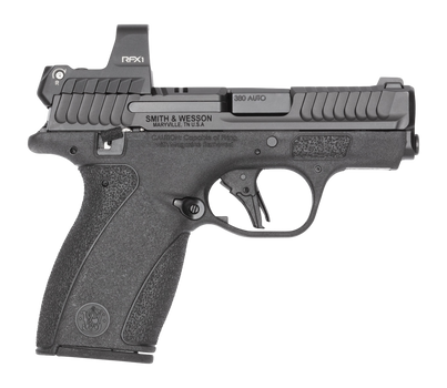 Smith & Wesson 14787 Bodyguard 2.0 w/Optic Micro-Compact 380 ACP 10+1 2.75" Black Armornite Barrel, Black Armornite Stainless Steel Serrated w/Viridian RFX1 Green Dot Slide, Black Polymer Frame, Textu