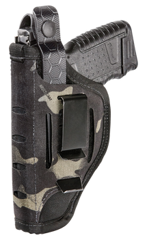 Sentry 35AH05BK Nylon  IWB/OWB Black Nylon Belt Clip/Belt Slide Fits Med/Lg Semi-Auto Fits 3.25-3.75" Barrel Ambidextrous                                                                               