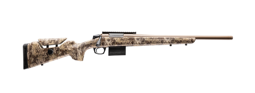 CVA CR4058 Cascade Varmint Hunter 25 Creedmoor 10+1 20" Flat Dark Earth Cerakote Threaded Barrel & Receiver w/Picatinny Rail, Krytek Highlander Adj Comb & LOP Synthetic Stock                          