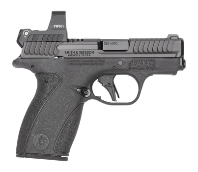 Smith & Wesson 14786 Bodyguard 2.0 w/Optic Micro-Compact 380 ACP 12+1 2.75" Black Armornite Barrel, Black Armornite Stainless Steel Serrated w/Viridian RFX1 Green Dot Slide, Black Polymer Frame, Textu