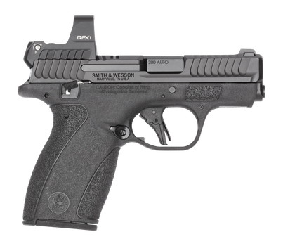 Smith & Wesson 14785 Bodyguard 2.0 w/Optic Micro-Compact 380 ACP 12+1 2.75" Black Armornite Barrel, Black Armornite Stainless Steel Serrated w/Viridian RFX1 Green Dot Slide, Black Polymer Frame, Textu