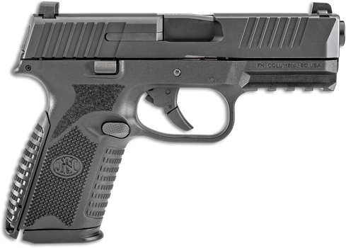 FN 66100464 509 Midsize 9mm Luger 4" Barrel 10+1, Matte Black Polymer Frame With Mounting Rail, Matte Black Stainless Steel Slide, No Manual Safety                                                     