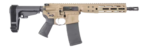 LWRC ICDIP5CK10SBA3ML ICDI 5.56 NATO 30+1 10.50" Threaded Barrel, Flat Dark Earth Receiver w/Picatinny Rail, M-LOK Handguard, Black Polymer SB Tactical SBA3 Brace, Black Polymer Grip, Ambidextrous    