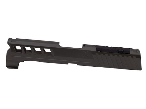 True Precision Inc TPSHCPSBCRMS Axiom Pro Optic Cut Slide Fits Springfield Hellcat Black DLC Anodized 416R Stainless Steel