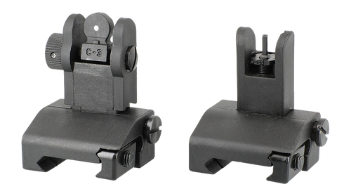 JE MACHINE TS-PS7B         FLIP UP F/R SIGHTS POLY