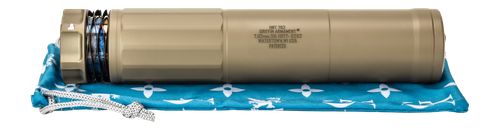 Griffin Armament GADLHRT7FDE-W HRT-762 7.62mm 1.50" Flat Dark Earth Stainless Steel/Inconel 5/8"x24                                                                                                     