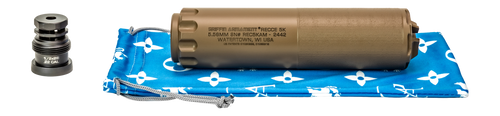 Griffin Armament GAREC5KFDEAM-W 5K RECCE 5.56mm 1.50" Flat Dark Earth Stainless Steel 1/2"x28                                                                                                           
