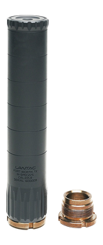 Lantac Usa 01-SUP-MSPEC22S M-Spec  22LR Black Aluminum 1/2"x28                                                                                                                                          