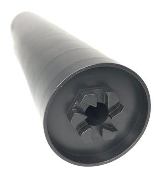 Fuqua Precision Machining DACH30TIBLK Dirty Dachshund 30Cal 1.60" Black Titanium 1.375"x24                                                                                                              