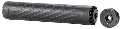Anechoic X223LB Anechox 223L  223/5.56mm/22-250Rem Black Stainless Steel/Titanium 1 3/8"x24 w/ 1/2"x28 DTA                                                                                              