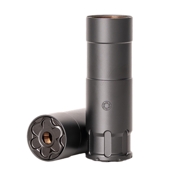 RUGGED SUPPRESSOR OCU22 Oculus22  22 LR 1.06" Black Cerakote 17-4 Stainless Steel 1/2"-28 tpi                                                                                                           
