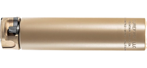 SureFire SOCOM762MINI SOCOM762-MINI2  7.62mm 1.50" Diameter Flat Dark Earth Aluminum/Stainless Steel                                                                                                    