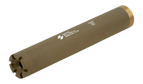 Fletcher Rifle Works TAQUITOTAN Taquito 22LR 1" Tan Stainless Steel/Aluminum 1/2"x28                                                                                                                    