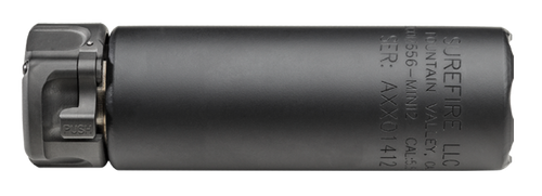 SureFire SOCOM556MINI2BK SOCOM556-MINI2  5.56x45mm NATO 1.50" Diameter Black Aluminum/Stainless Steel                                                                                                   