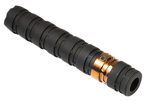 Q LLC SILE9BLACK Erect9r  9mm Luger 1.37" Black Aluminum w/Stainless Steel Baffles 1/2"-28 tpi                                                                                                          
