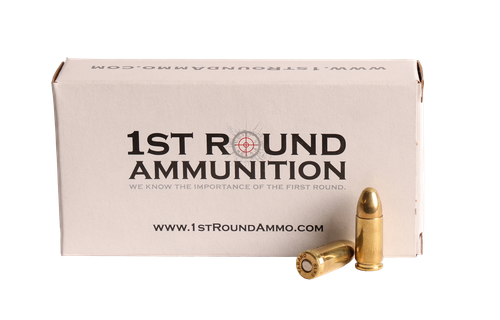 9mm Ammunition 124 Grain FMJ Brass Case 50 Round Box 1000 Round Case