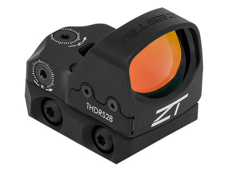 Zero Tech Optics THDRS28L Thrive HD w/Low Mount Black 1x28mmx20mm, 3 MOA Red Dot Reticle Picatinny Rail/RMR Footprint Mount