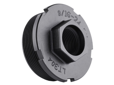 Dead Air LT301 HUB Direct Thread Mount 1/2"x28 4140 HT Alloy Steel Black