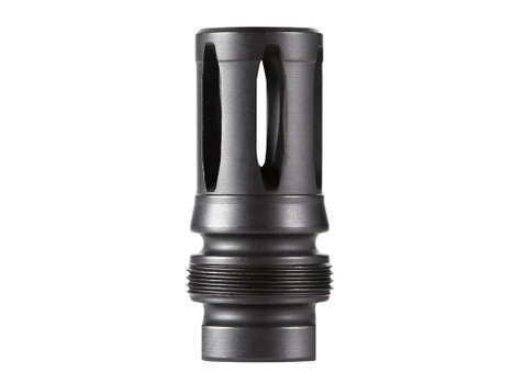 Dead Air DA122 Xeno Flash Hider Black Nitride 4140 Steel with 5/8"-24 tpi Threads, 2.16" OAL & .99" Diameter