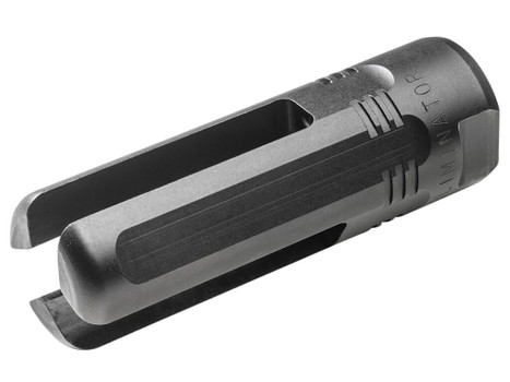 SureFire 3PELIMINATOR7625824 3P Eliminator Flash Hider Black Nitride Stainless Steel with 5/8"-24 tpi Threads & 2.80" OAL for 7.62x51mm NATO AR-10