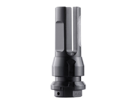 Dead Air DA301 Flash Hider Black with 1/2"-28 tpi Threads & 2.70" OAL for 5.56x45mm NATO Sandman Series, KeyMod Equipped Nomad-30 & Primal Suppressors