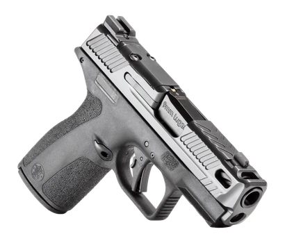 Smith & Wesson 14775 M&P9 Shield X Sub-Compact Frame 9mm Luger 10+1 3.60" Black Armornite Fluted Ported Barrel, Black Armornite Stainless Steel Optic Ready/Serrated Slide, Black Polymer Frame w/Picati