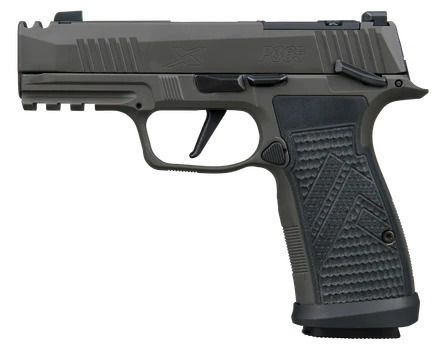 Sig Sauer 365AXGCA9LEGIONMSMA P365 AXG Legion MA Compliant Compact 9mm Luger 10+1 3.10" Black Barrel, Legion Gray Cerakote Stainless Steel Integrated Compensator/Optic Ready Slide & Frame w/Picatinny 