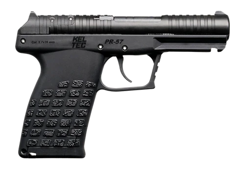 Kel-Tec PR57BLK10 PR-5.7  Compact 5.7x28mm 10+1 4.64" Stainless Rotary Barrel, Black Oxide Steel Optic Ready/Serrated Slide, Black Polymer Frame w/Accessory Rail, Textured Grip                        