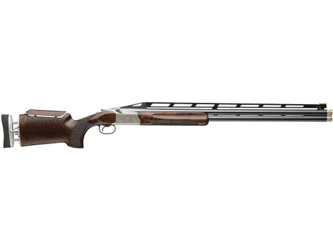 Browning 0183574003 Citori 825 Trap Max 12 Gauge 2.75" 30" Polished Blued Invector-DS Extended Silver Nitride Steel Receiver/High Gloss Black Walnut Stock