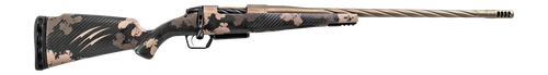 Fierce Firearms ROGSSX65PRC20BRS Twisted Rogue XP 6.5 PRC 3+1 20" Smoked Bronze Cerakote Spiral Fluted Threaded Stainless Steel Barrel, Drilled & Tapped Receiver, BiPod Rail Forend, Sonora Ambush Camo