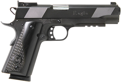 Iver Johnson Arms EAGLELR Eagle LR Government Size 45 ACP 8+1 5" Matte Blued                                                                                                                            