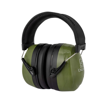 Radians DUHIHPGRBX High Performance Earmuff Over the Head Black/Green                                                                                                                                   