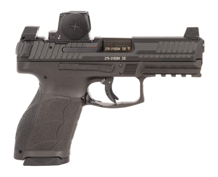 HK 81001348 VP9A1 K w/Optic Compact Frame 9mm Luger 15+1 4.09" Black Barrel, Black Steel Serrated w/Optic Slide, Black Polymer Frame w/Picatinny Rail, Interchangeable Backstrap Grip, Vortex CCW       
