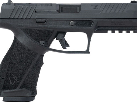 Taurus TX 9 Full Size 9mm Luger 10+1 4.50" Black Barrel, Black Nitride Alloy Steel Optic Ready/Serrated Slide, Black Stainless Steel Frame w/Picatinny Rail, Interchangeable Backstrap Grip
