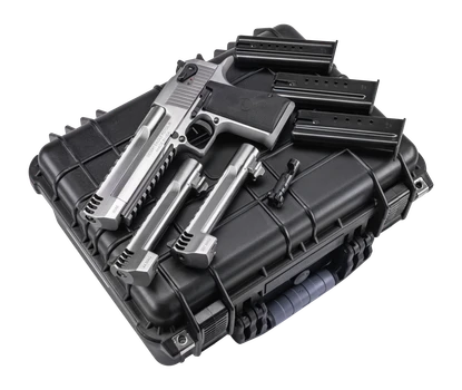 Magnum Research DEXIX6SRMB Desert Eagle Mark XIX Component System Full Size 9+1 357 Mag/8+1 44 Mag/7+1 50 AE 6"  Integral Muzzle Brake/Picatinny Rail Stainless Steel Barrel, Serrated Slide, Frame w/Be